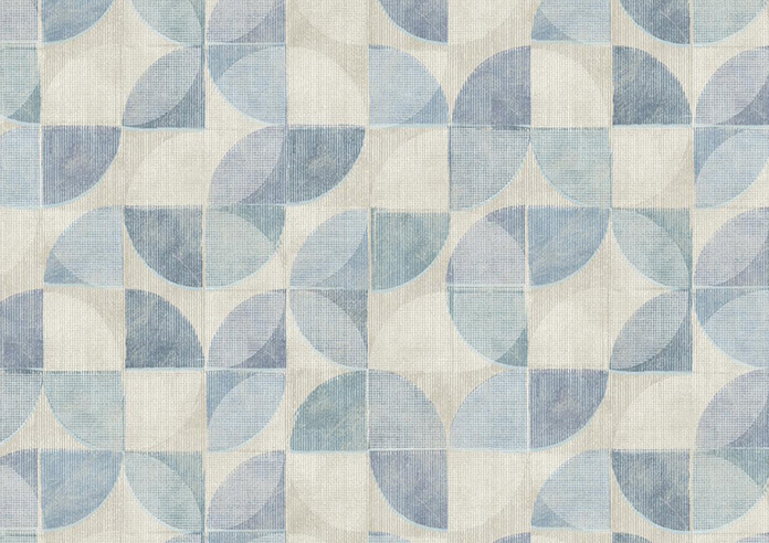 Mosaic Tile, Aquamarine - Made to Measure Curtains - Image 9